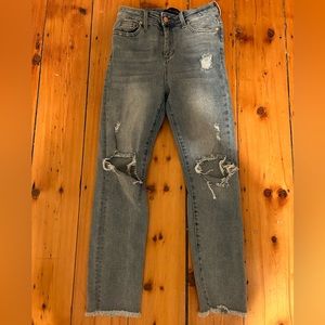 Kendall + Kylie The Icon High Rise Straight Jeans